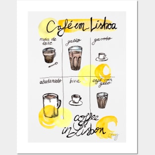 Coffee in Lisbon Posters and Art